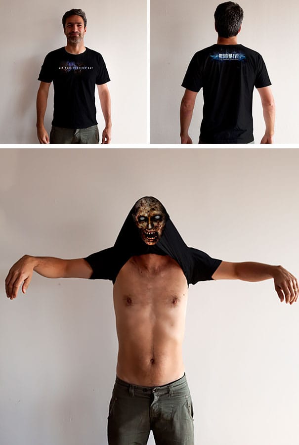 Creative zombie t shirt design - Zombie T-shirt